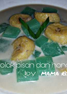 Kolak pisang dan hongkwe