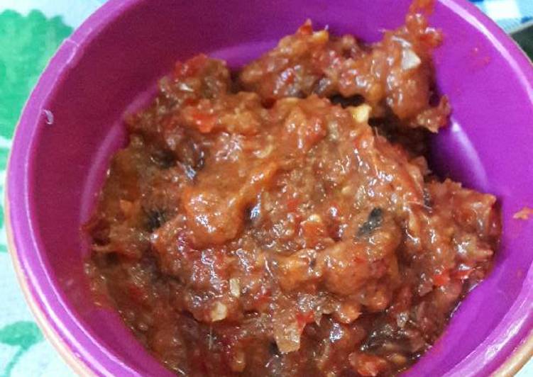 gambar untuk resep makanan Sambal ikan roa