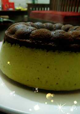 Bolu kukus kentang lapis coklat