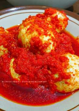 #6 Balado Telur/ Telur Bumbu Merah Sederhana