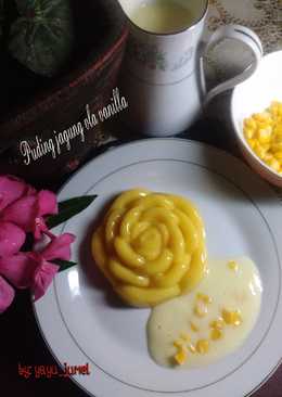 Puding jagung vla vanilla