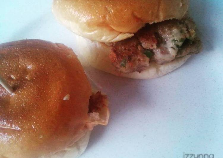 Resep Beef Patty Burger Karya Inna Alamsyah