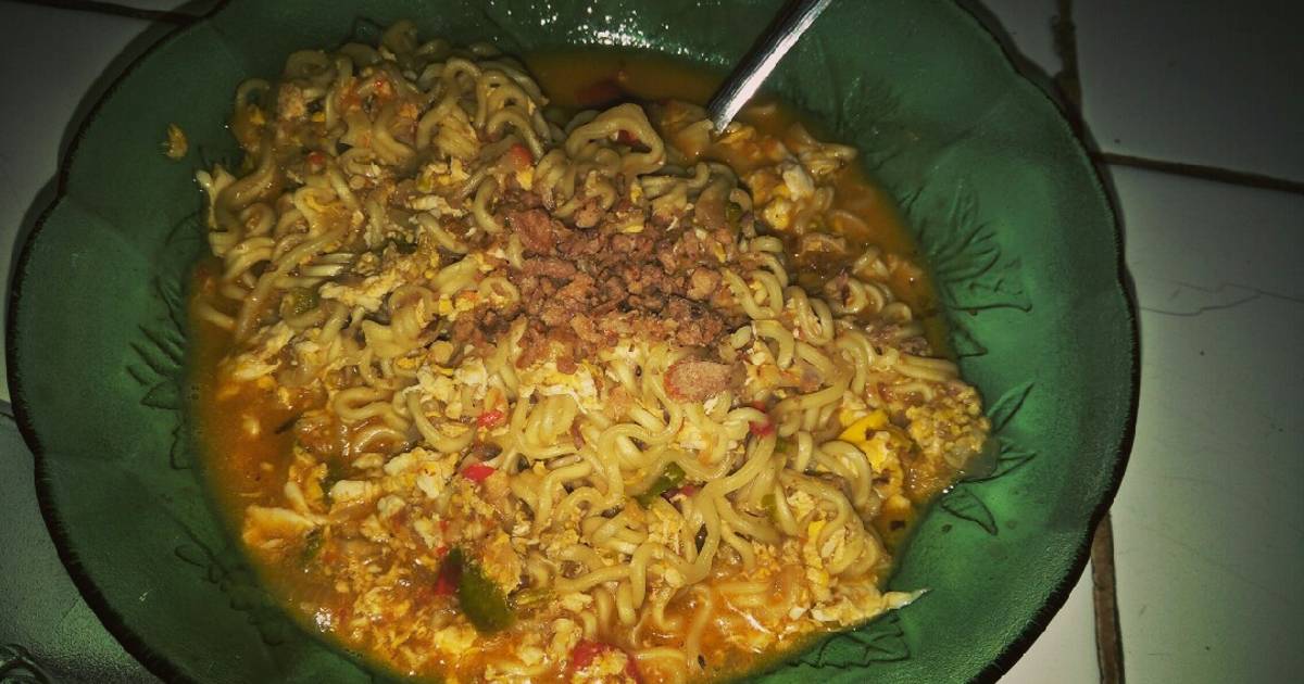 1 827 resep  mie instan kuah  pedas enak dan sederhana Cookpad