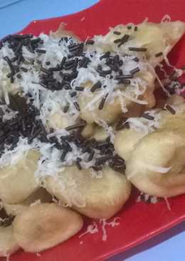 Pisang goreng meses keju