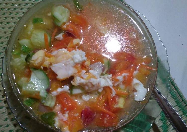 gambar untuk cara membuat Sayur telur kuah (demb)