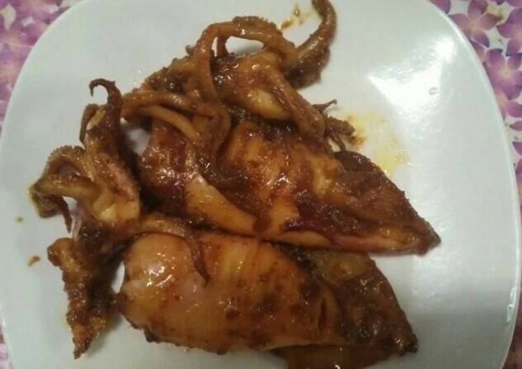 resep Cumi panggang simadu