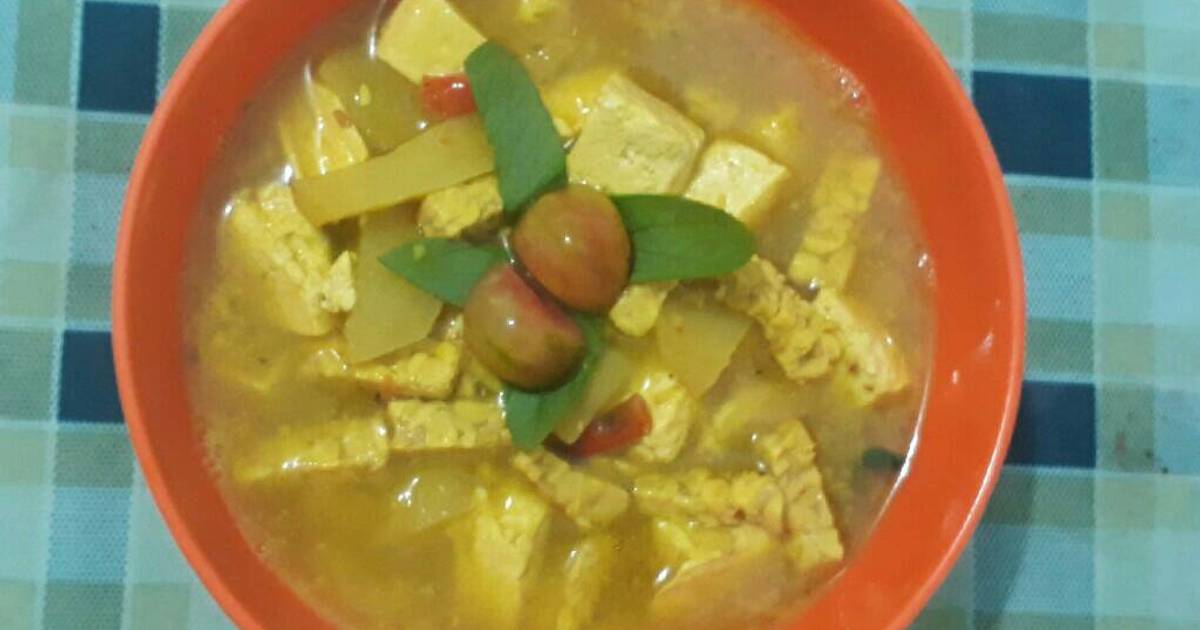 137 resep  tahu kuah santan  kuning enak dan sederhana Cookpad