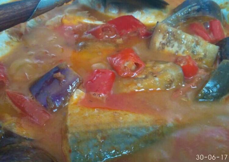 resep Ala anak kost : Ikan laut terong balado