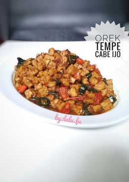 Orek tempe cabe ijo