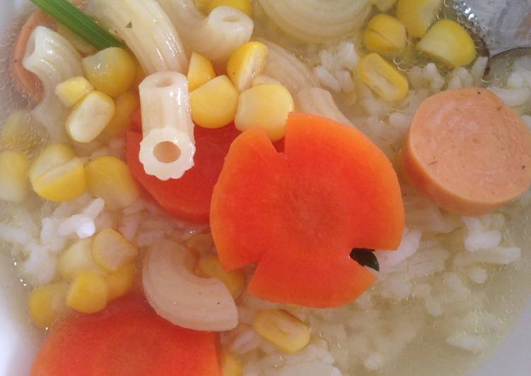 resep makanan Sup wortel jagung sehat
