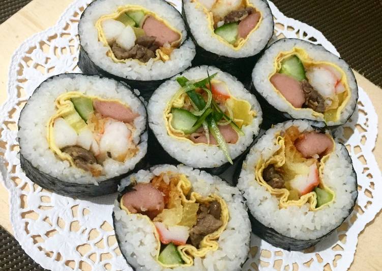 gambar untuk resep Korean Kimbap