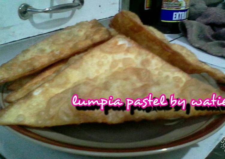 bahan dan cara membuat Lumpia pastel