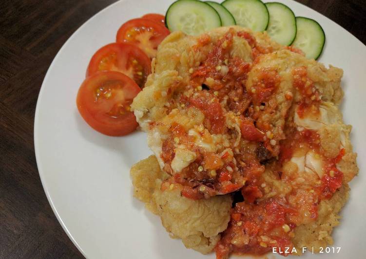 Resep Ayam Geprek Kiriman dari Elza Simple Kitchen