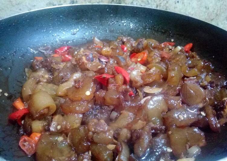 Resep Kikil pedas kecap - siti muryani