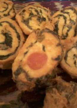 Rolade tahu daun singkong