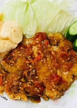 Ayam penyet,menu sederhana