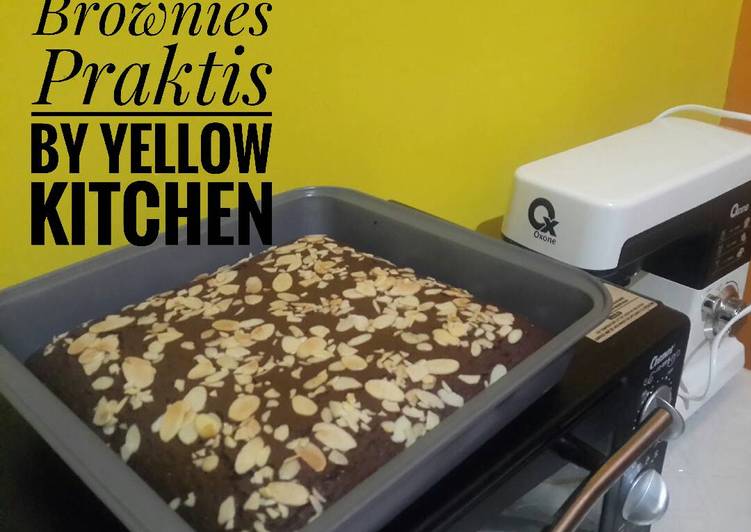 gambar untuk cara membuat Brownies Praktis