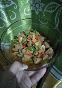 Tumis buncis bakso