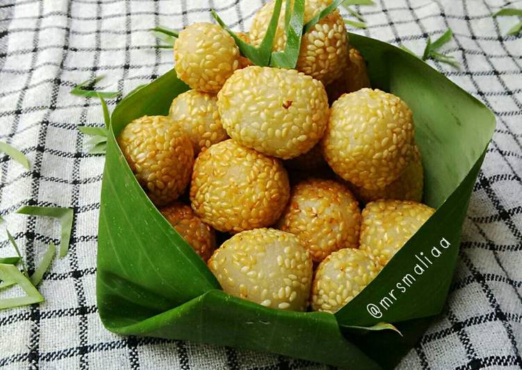 resep makanan Onde Onde isi Kacang Hijau (pemula)