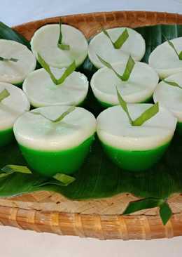 Kue talam pandan