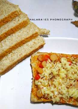 Pizza Roti Tawar Gandum (teflon)