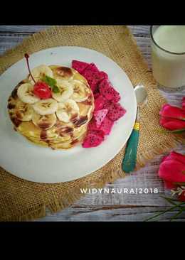 Breakfast eggless Pancake #pr_egglesscake