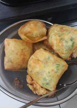 Martabak Telur dan kornet