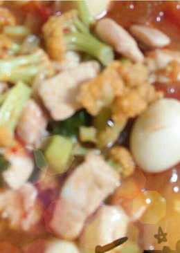 Kembang kol cah telur puyuh