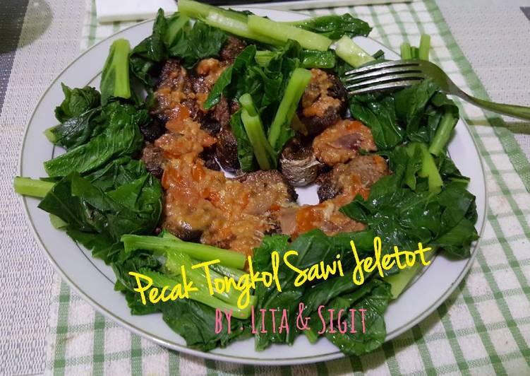 resep Pecak Ikan Tongkol Sawi Jeletot