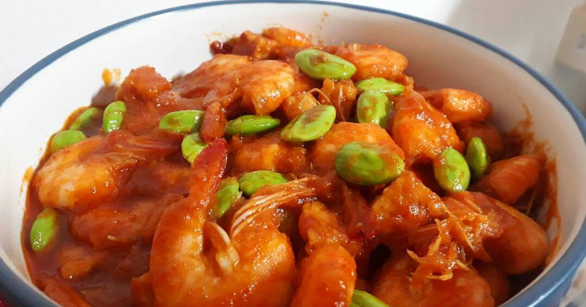 Resep Sambal  udang  pete  khas padang oleh Dini Ainun Fatma 