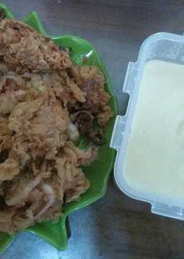 Cheesse sauce (saus keju baluran cumi tepung kriukk)