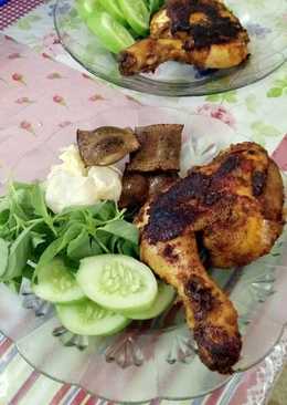 Ayam Bakar Homemade plus Lalapan