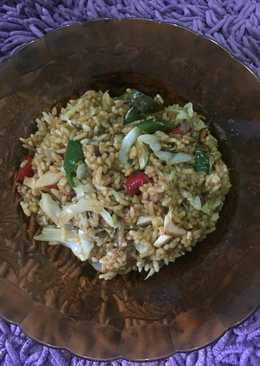 Nasi goreng telor asin simple