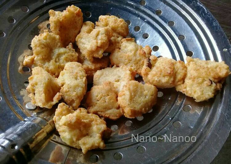 bahan dan cara membuat Tahu Aci Goreng