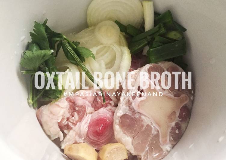 cara membuat MPASI 7m+ (10) - Oxtail Bone Broth / Kaldu Oxtail