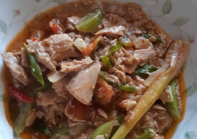 Resep Ikan tuna rempah asem manis