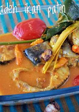 Asam padeh patin (menu diet)