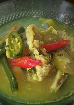 Sayur asam kepala ikan baung (gangan asam khas banjar)