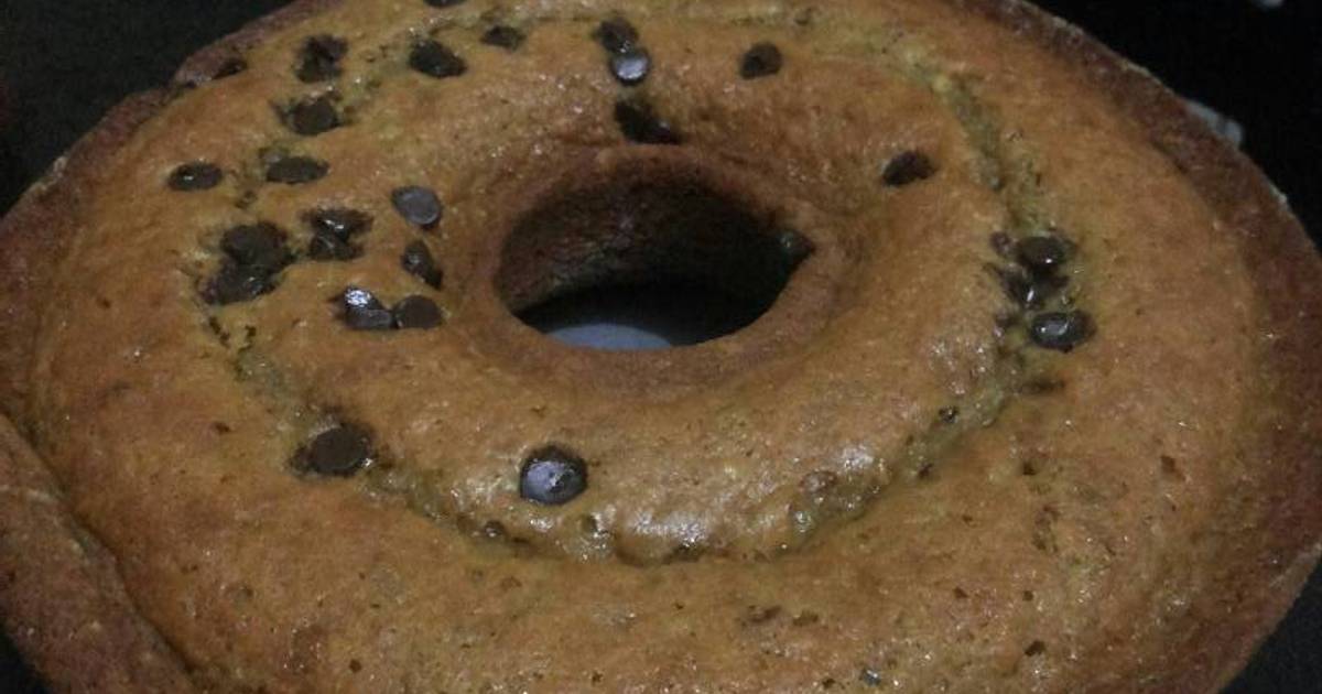 Resep Banana cake no mixer no butter enak