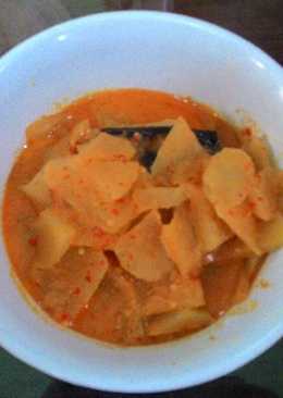 Pepaya muda kuah santan