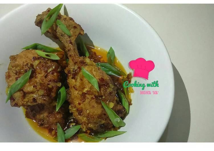 Resep Ayam Goreng Saus Margarin oleh Dinsavsb-DsB (Fitri 
