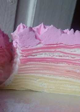 Mille crepes fuchia ombre