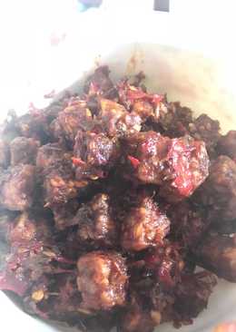 Tempe sambal saus tiram