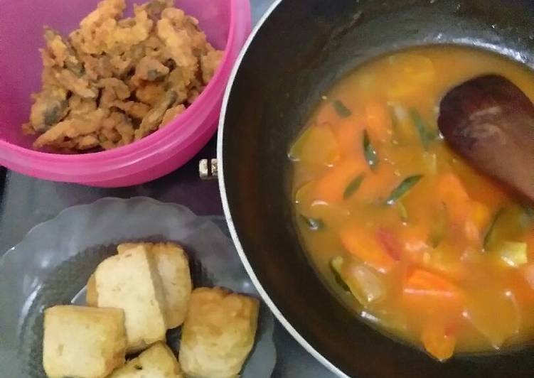 Resep Sapo Tahu dan ikan mas baby kriuk