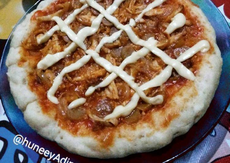 Resep ??Pizza chicken and sausage with maggicom ?????? By Huneey Adintha