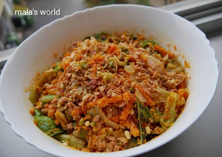 resep masakan Urap Sayur Mayur