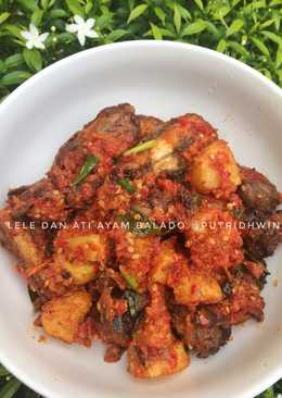 Lele dan Ati Ayam Balado