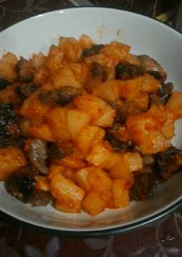 Kentang ampela Balado