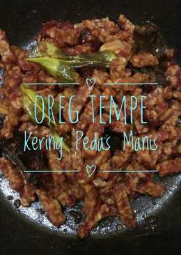 Oreg Tempe Kering Pedas Manis