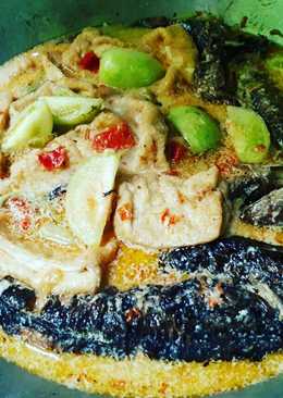 Ikan gabus masak santan